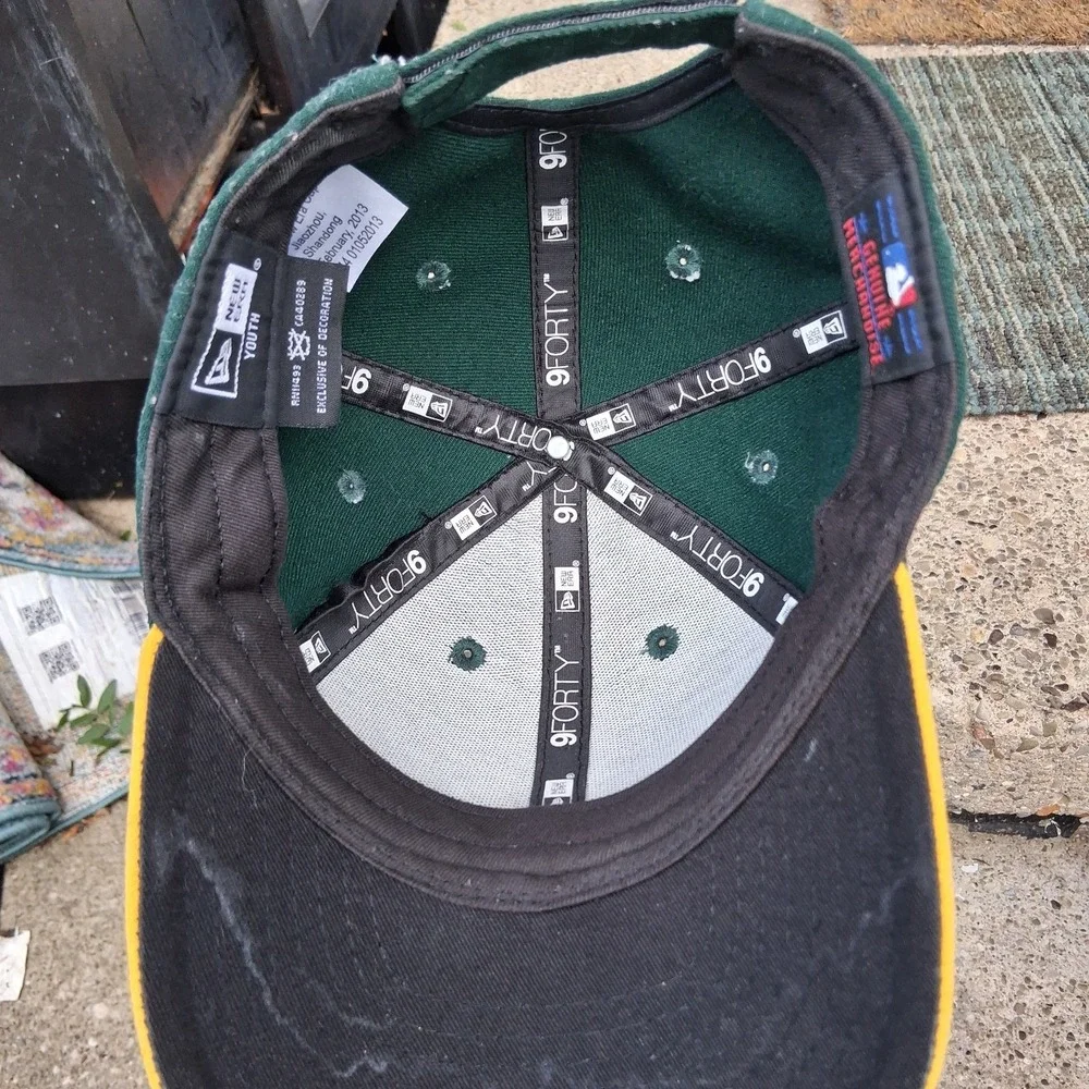 Oakland A's Athletics‎ New Era Baseball Cap Hat 2013 Youth Strapback 9FORTY